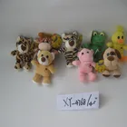 plush stuffed 8 styles animal toys:tiger,leopard,bear,dog,frog,duck,cattle,giraffe.