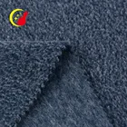 Fashion design weft knit brushed 100% polyester polar bear fleece blanket fabric