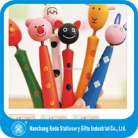 nice cartoon plastic pen funny christmas gifts for kids