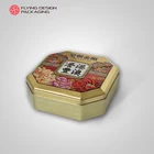 Tin Can Round Empty Tin Can Tin Box Customized Feature Mould Available CMYK Printing Mooncake Gift Tin Can