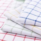 Home textile cheap white plain dyed tea cloth wholesale kitchen towel fabric