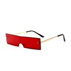 Sunglasses Women 2019 Fashion Square Sun Glasses For Men Small Frame Vintage Retro Mirror Sunglasses Green Red Sunglasses
