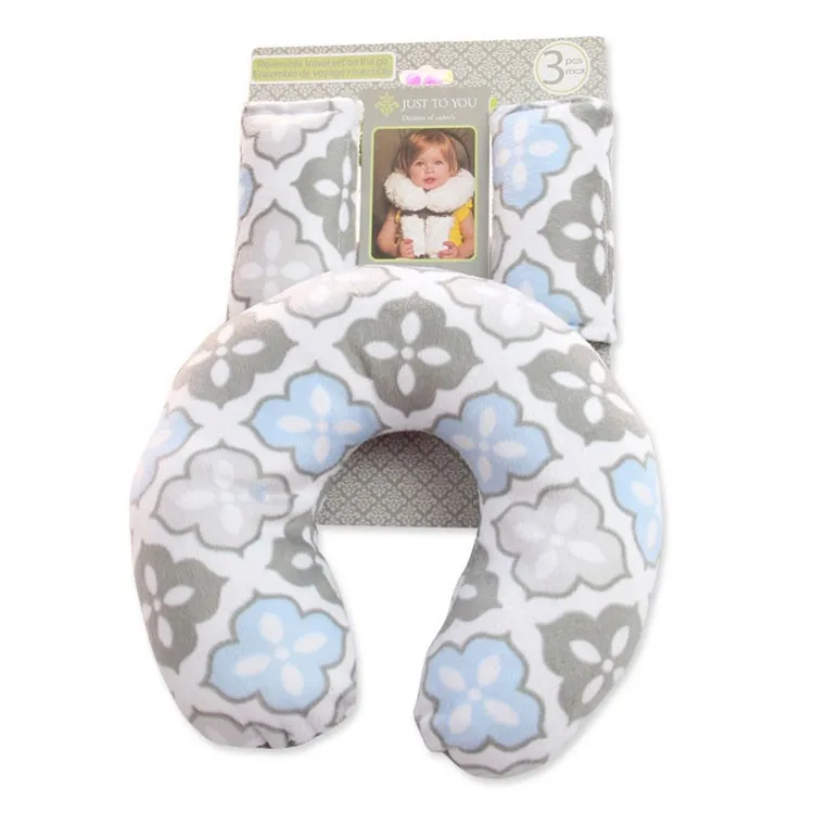 Hot Selling Colorful Cute Image Printed U Shaped Baby Pillow Gift