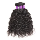 ready to ship brazilian virgin hair natural wave / water wave with closure wholesale human hair from factory price
