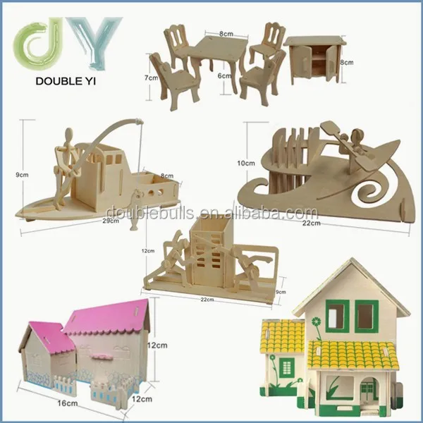 DIY 3D Butterfly Puzzle - Educational Wooden Model