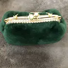 Specially designed fur bag charm cow fur bag leopard faux fur bag