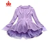 Lovely Cotton Autumn Knitted Kids Baby Sweater Dress