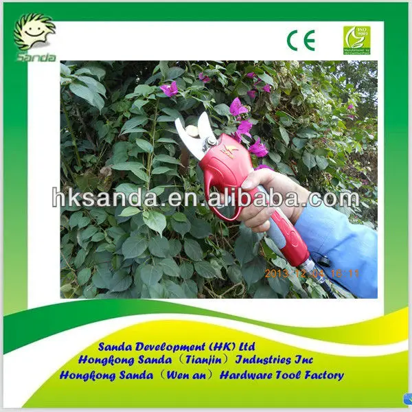 garden battery powered pruning shears