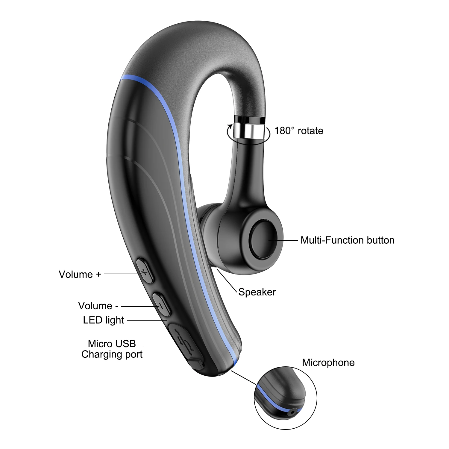 Noise Cancelling In-Ear Earbud Mic Earphone Headphone Guangdong The Headset For Cellphones Laptop - ANKUX.COM