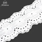 Guangzhou Factory Guipure Lace Trim Cheap Cotton Embroidery Lace Trim for Dress