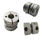 3mm to 4mm aluminum disc precision flexible shaft couplings light duty inserts motor coupler