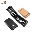 Manicure Pedicure and Beauty Grooming Kit 6 Pcs Ultimate With Nail Scissors Nail Clippers Pocket Personal Care Set