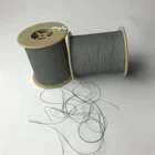 high light 0.5mm double side PET reflective yarn thread
