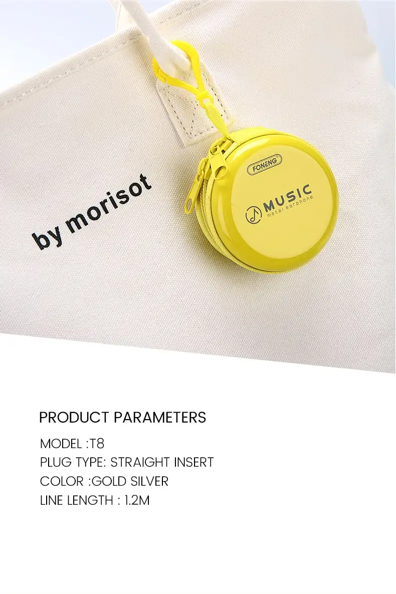 FONENG T8 New Products 2019 Mobile Sport Wired Earphone In ear Earphones - ANKUX.COM