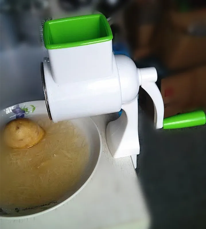 Multifunctional rotary cutters new hand shredder grater stainless steel roller type slicing machine shred cut into shreds