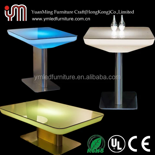 Led Light Coffee Table,Rgb Coffee Table,Illuminated Led Coffee Table