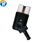High Temperature Male Female Heating Electric iron 2 pin Ceramic Plug connector Socket