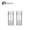 0.5oz Empty Transparent Deodorant Stick Container 15ml Plastic Cosmetic Bottles for Lotion Stick, Lipstick Tube, Lip Balm Tubes