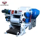 Trailer mounted mobile towable wood chips machine