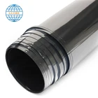 50% vlt 1.52m*30m PET material 2ply car window tint black reflective film