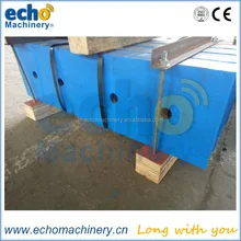 high manganese steel Keestrack 1011 apron plate for impact crusher