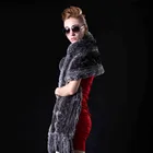 Rex Rabbit Scarf Rabbit Fur Scarf Women China Supplier Rex Rabbit Fur Scarf For Women Real Fur Scarf For Winter