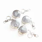 Silver plating airplane keychain zinc alloy Die casting auto keychains creative ashtray keychain