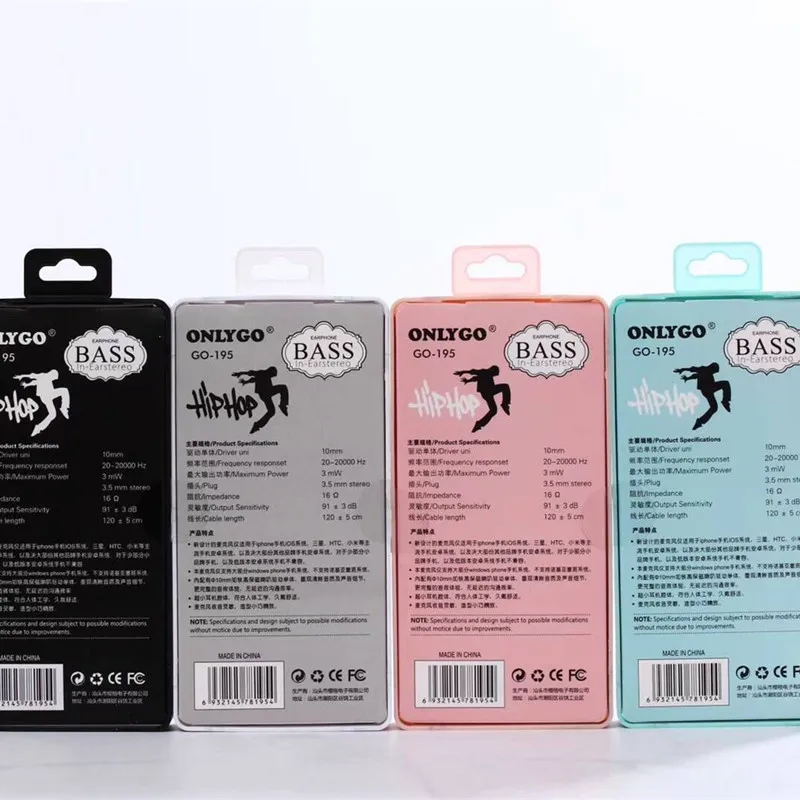 New products Electronic Mobile Earphone Luxury Custom Logos Packing Box Earbuds - ANKUX.COM