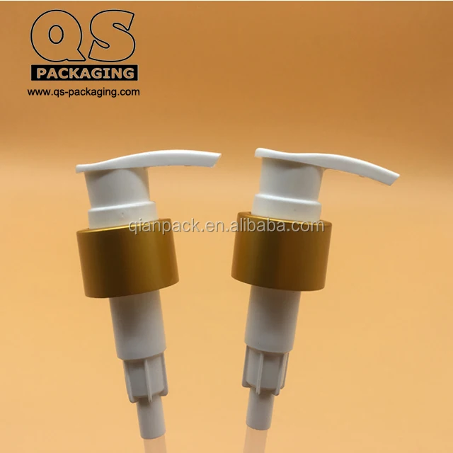 22/410 black lotion pump with long nozzle and clip lock