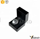 Beautiful OEM mens black leather jewelry watch box