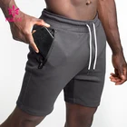 Wholesale Cotton Spandex Training Pants Men Plain Jogger Shorts