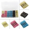 Urlwall 200Pcs Heat Shrink Butt 5 Sizes Crimp Terminals Insulated Electrical Wire Cable Connectors For 22-10 AWG