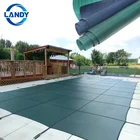 hot sale Eco-friendly pp customized size swimming pool safety cover for family