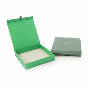 customized cardboard book type gift folding magnetic flap box