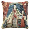 Lady and unicorn Myriart Cushion Cover Cotton Polyester Double Jacquard Knitting Weave Throw Pillow Covers Cushion Case