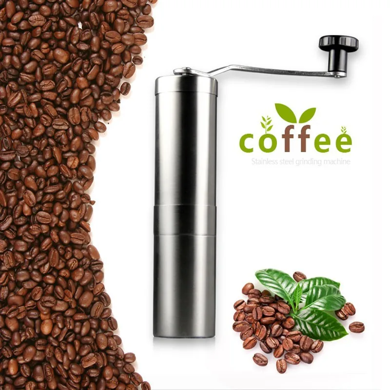Hot Sale !Coffee Bean Grinder Stainless Steel Hand Manual Handmade Coffee Bean Grinder Mill Kitchen Grinding Tool 30g 4.918.8cm