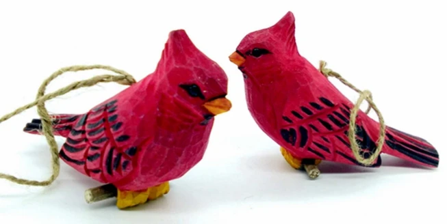 supply carved hand wood carving model hanging wooden bird
