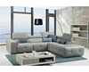 Europe style modern cheap high quality living room furniture big faux synthetic pu/genuine leather corner sofa