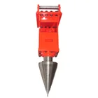 Super September Forestry Machinery Wood Splitter For Excavator Hydraulic screw log splitter cone for sale