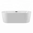 Waltmal 67" Acrylic First Grade Top Quality Soaking Freestanding Bath Tub