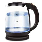 1500W 2.0L Electric Glass Water Kettle With Blue Led Light