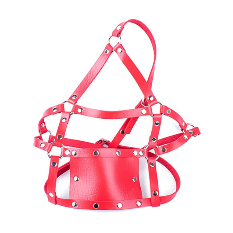 Кляп-шар Concorde Fetish Tentation регулируемый, красный 5700630030 - Concorde - Кляпы шары - Купить