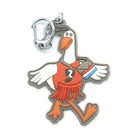 Top sale China VOGRACE OEM cheap logo custom soft pvc rubber keychain wholesale 2d 3d silicone promotional gift keyring