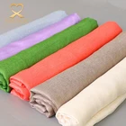 New Arrival Solid Color Hijab Plain Pashmina Shawl Linen Fibre Head Scarf For Muslim Woman