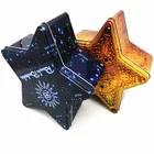 Custom Christmas Easter birthday star shape cookie candy cosmetic toys gift tin box