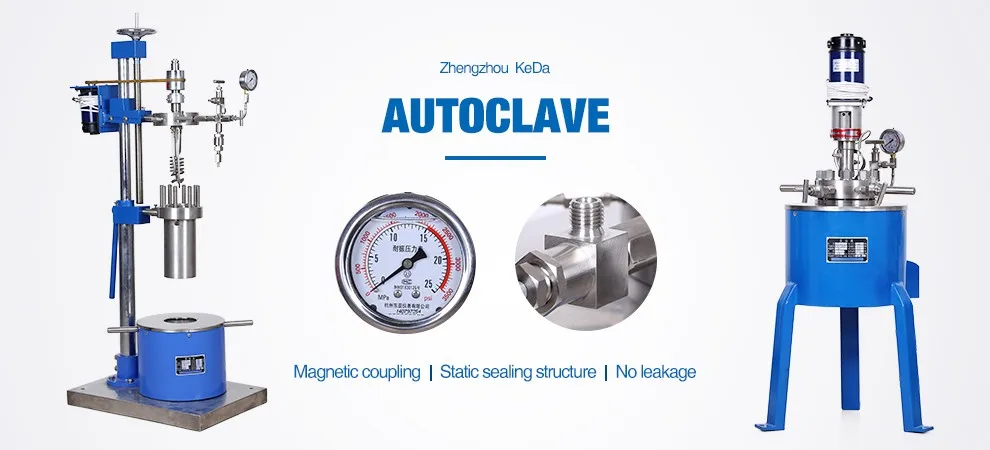 2L High Pressure Autoclave with Agitator