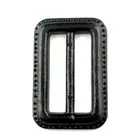 Square plastic buckles for women's coat