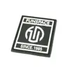 Factory Private Custom Brand Logo Rubber Patches Soft PVC 3D Embossed Hook Silicon Labels Badges