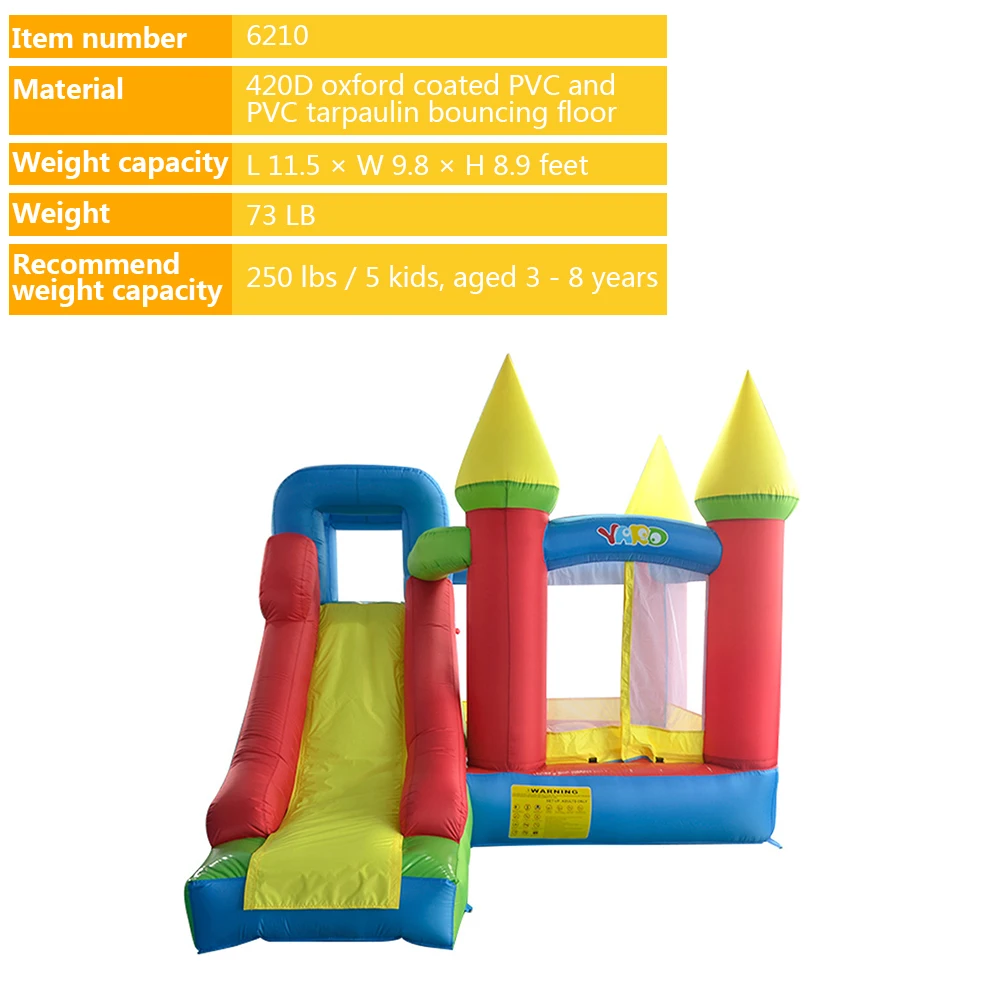 6210 inflatable bounce house castle 1