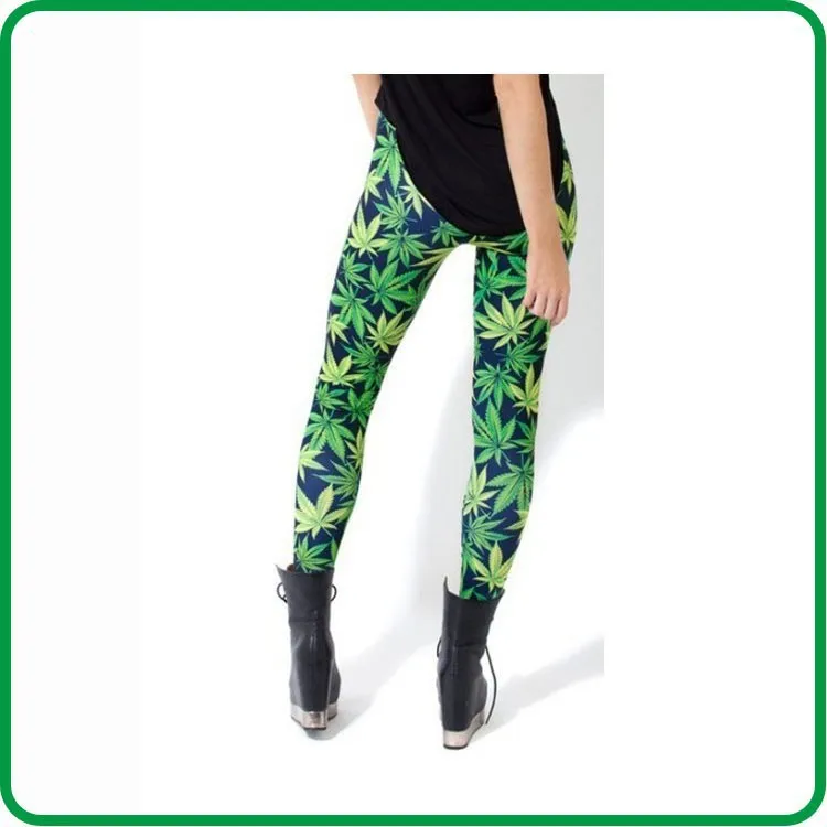 The new 2014 hot women leggings cultivate one's morality Digital printing star pants Free shipping